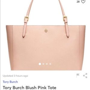 Tory Burch Rose Pink Robinson Tote